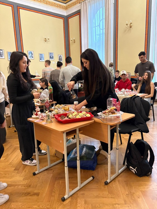 Stand la târgul de Crăciun